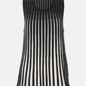 Joseph Stripes pleated tank top