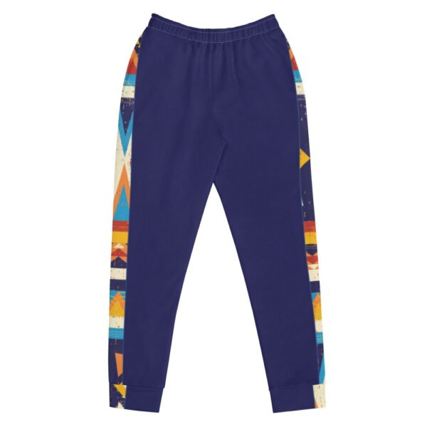 Kente Cloth Print Women's Joggers | Designer African Textile Sweatpants Full Bleed Heat Press Fitted