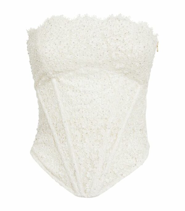 Kiki De Montparnasse Lace Beaded Corset