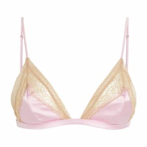 Kiki De Montparnasse Silk-Lace Tiered Wireless Bra