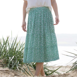 Kite Chickerell Tiered Muslin Skirt - Green