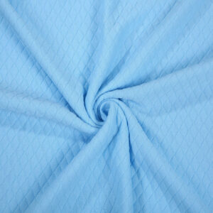 Knit Jersey Fabric Pastel Blue Newborn Props Material.double Knitted Quilt Style Harlequin Diamond Design.hoddy, Baby Grows, Pants Neotrims