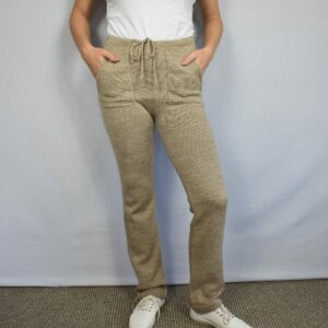 Knitted Women Trousers Wool Pants Warm Joggers Alpaca Alpaca Sweatpants Relaxed Fit Yoga Sports