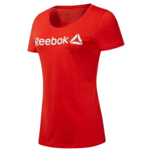 (L) Reebok Women's Linear T-shirt Red