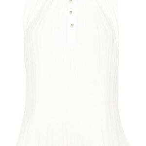 LANVIN- Pleated Sleeveless Top