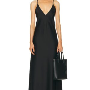 LESET Barb Backless Dress in Black - Black. Size XS (also in L, M, S).