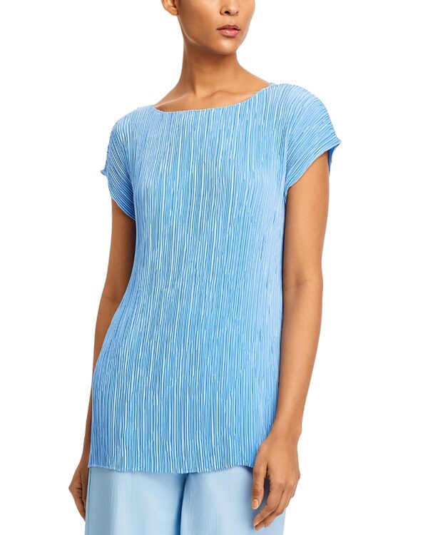 Lafayette 148 New York Pleated Dolman Sleeve Top