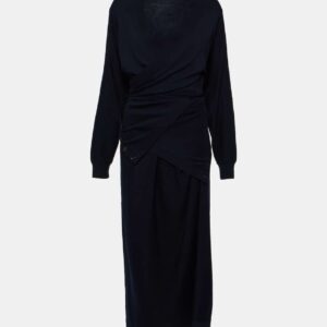 Lemaire Twisted trompe l'œil sweater midi dress