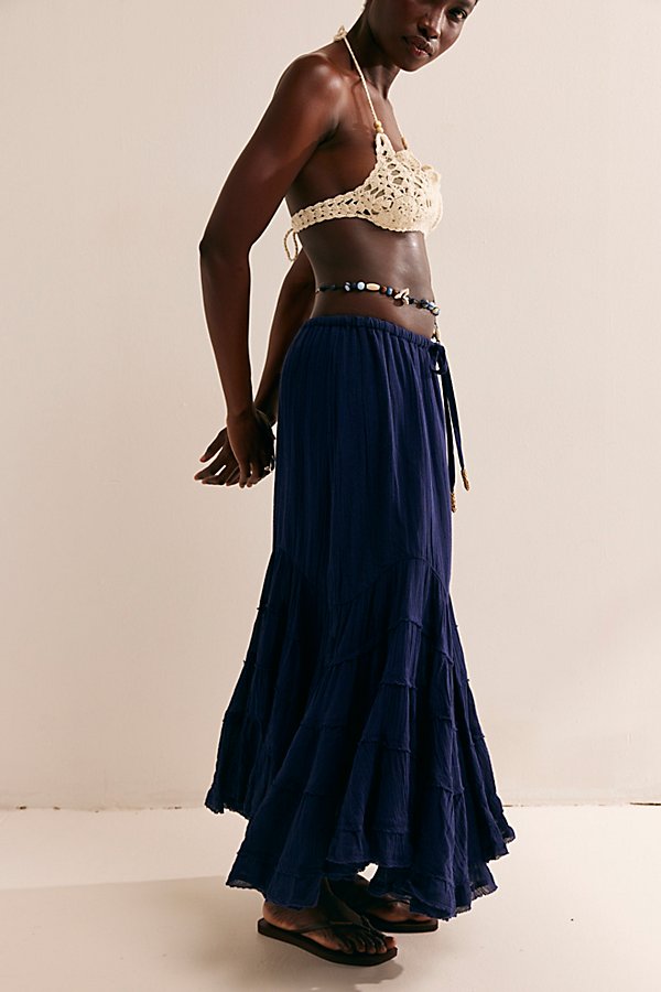 Like A Mermaid Maxi Skirt by free-est at Free People in Eclipse, Size: Large