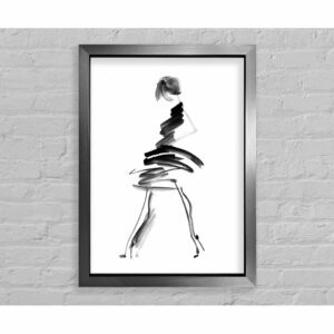 Little Black Dress 2 - Single Picture Frame Art Prints