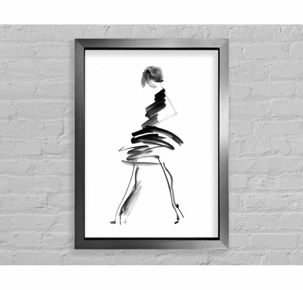 Little Black Dress 2 - Single Picture Frame Art Prints