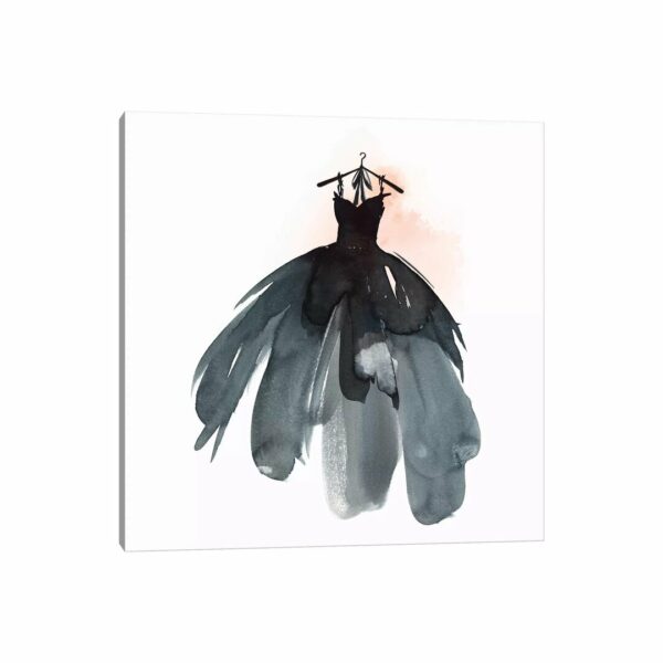 Little Black Dress I by Isabelle Z - Graphic Art Print on Canvas