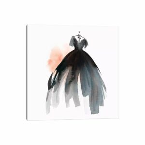 Little Black Dress II by Isabelle Z - Graphic Art Print on Canvas