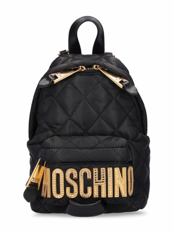 Logo Quilted Mini Backpack