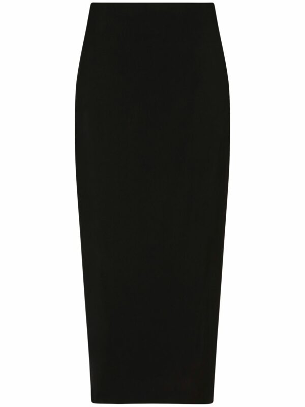 Low Waist Midi Pencil Skirt