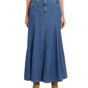 Marella Denim Mermaid Maxi Skirt