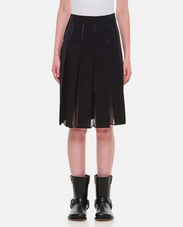 Marni A-line Midi Pleated Skirt