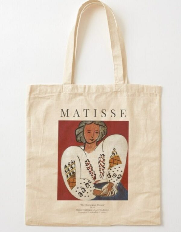 Matisse Romanian Blouse 1934 Tote Bag - Premium Cotton Quality