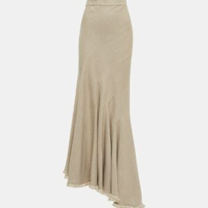 Max Mara Mermaid linen maxi skirt