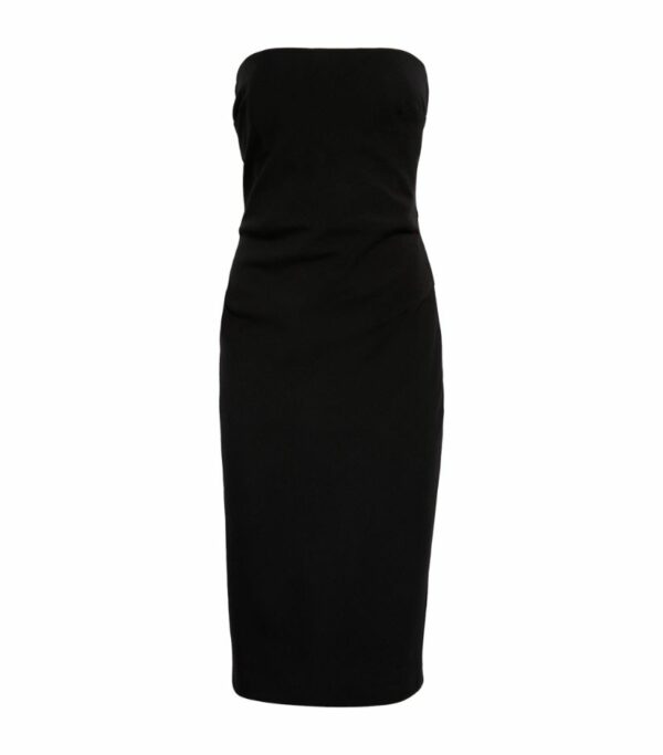 Max Mara Strapless Midi Dress