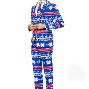 Men's Ugly Christmas Sweater Suit OppoSuits Fancy Dress Costume