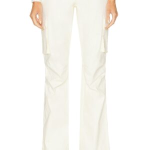 Miaou Raven Cargo Pant in Creme - Cream. Size L (also in M, XL).