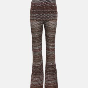 Missoni Knitted chevron Lurex® flared pants