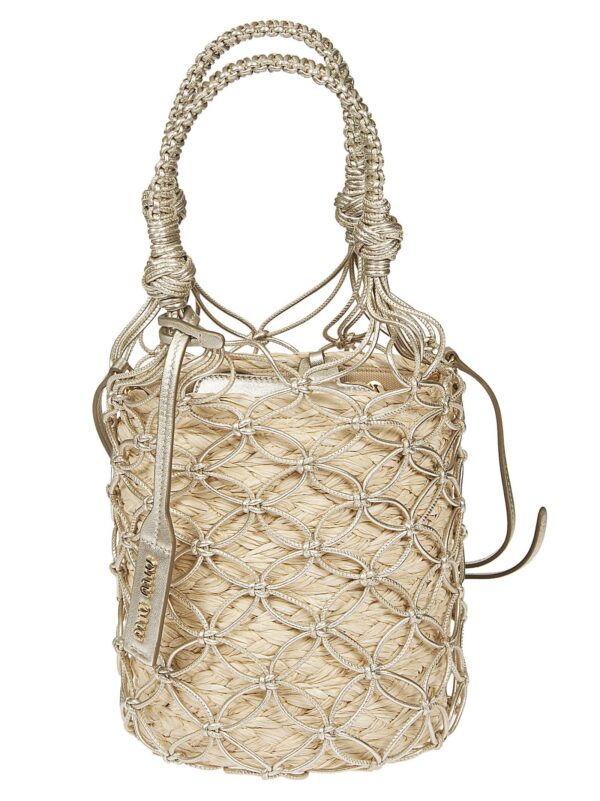 Miu Miu Woven Bucket Bag