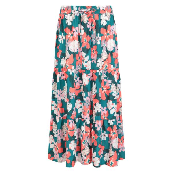 Mountain Warehouse Womens/Ladies Palermo Tiered Midi Skirt (10 UK) (Mixed)