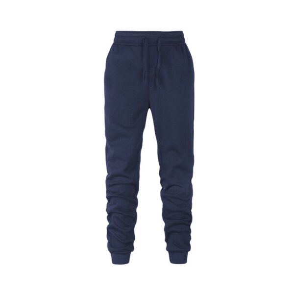 (Navy, L) Women Joggers Men Trousers Jogging Gym Pants Lounge Wear Bottoms Tracksuit