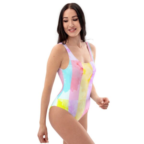 Neon Pastels/One-Piece Swimsuit Leotard Bodysuit