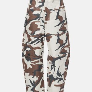 Nili Lotan Shon camouflage cotton cargo pants