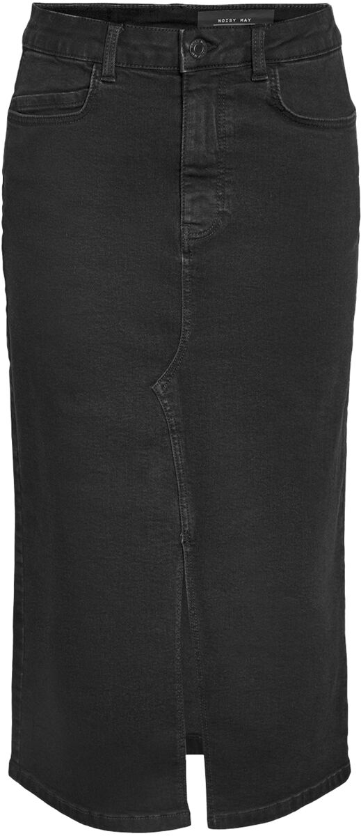 Noisy May NMKath NW Slit Midi Skirt VI478BL NOOS Medium-length skirt black