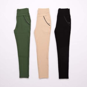 Nordbury Women Trousers Soft Pants Stretch Pull-On Comfy Jeggings Going-Out Italian Bottoms With Pockets For Jogging & Training Workout