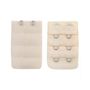 (Nude) Women Adjustable Bra Extenders 2*3 Hooks Lingerie Strap