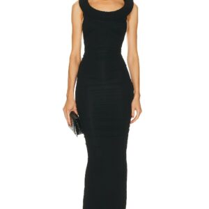 OFF-WHITE Tube Long Dress in Black - Black. Size 38 (also in ).