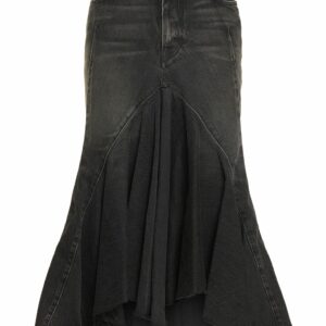 Organic Japanese Denim Mermaid Skirt