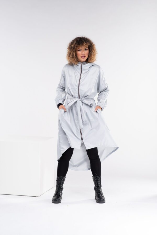 Oversized Raincoat With Hood, Womens Rain Jacket, Cyberpunk Trench Coat