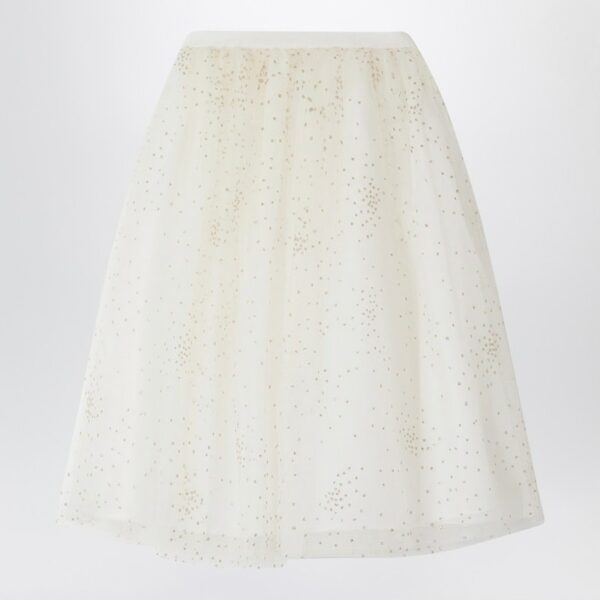 Panice bronze polka dot tulle skirt