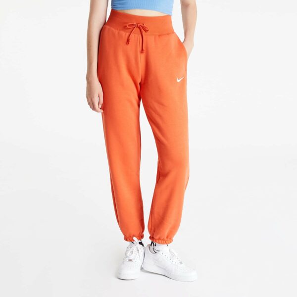 Pants Nike Sportswear Phoenix Fleece Women's High-Waisted Oversized Sweatpants Mantra Orange/ Sail M