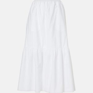 Patou Tiered cotton maxi skirt