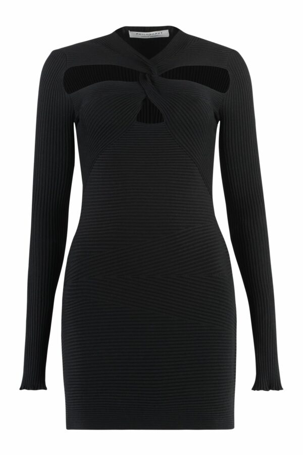 Philosophy di Lorenzo Serafini Cut-out Detail Sweater Dress