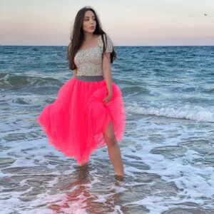 Pink Neon Tulle Skirt/Mini Midi Maxi Summer Party Outfit Multi-Layered Tutu Wedding Skirt Tutu