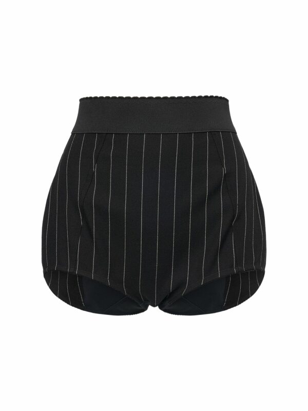 Pinstripe Wool Culottes