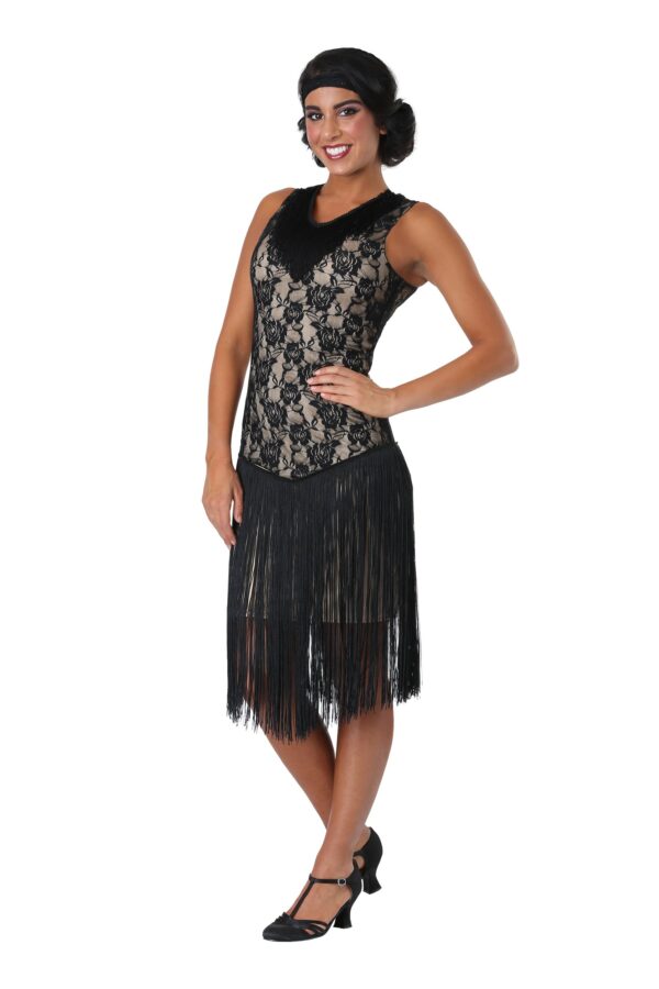 Plus Size Speakeasy Flapper Fancy Dress Costume for Women 1X 2X