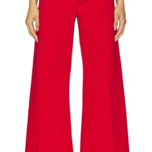 Polo Ralph Lauren Cropped Wide Leg Pants in Red. Size 4, 6, 8.