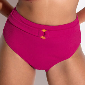 Pour Moi Cali High Waist Control Bikini Brief Pink