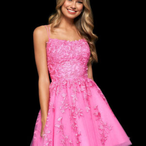 Pretty With Homecoming Dress Short A-Line Strapless Sleeveless Backless Lace Polyester Party Dress