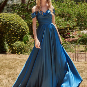 Prom Dress 2024 Elastic Silk Like Satin Sweetheart Neck A-Line Long Sleeves Split Front Wedding Guest Dresses