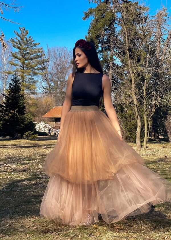 Prom Dress | Long Skirt Tulle Formal Outfit